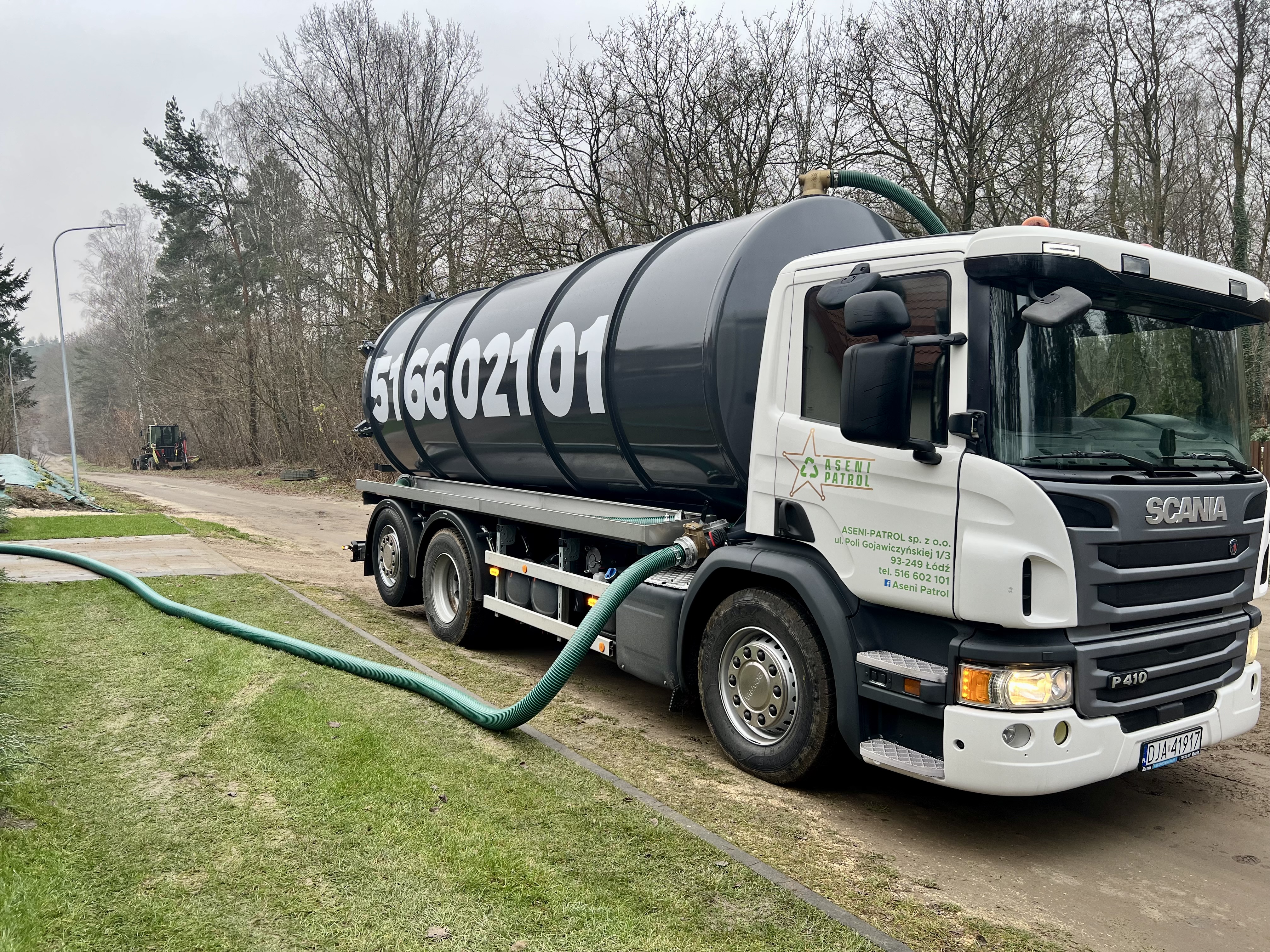Wywóz szamba – realizacja Łódź